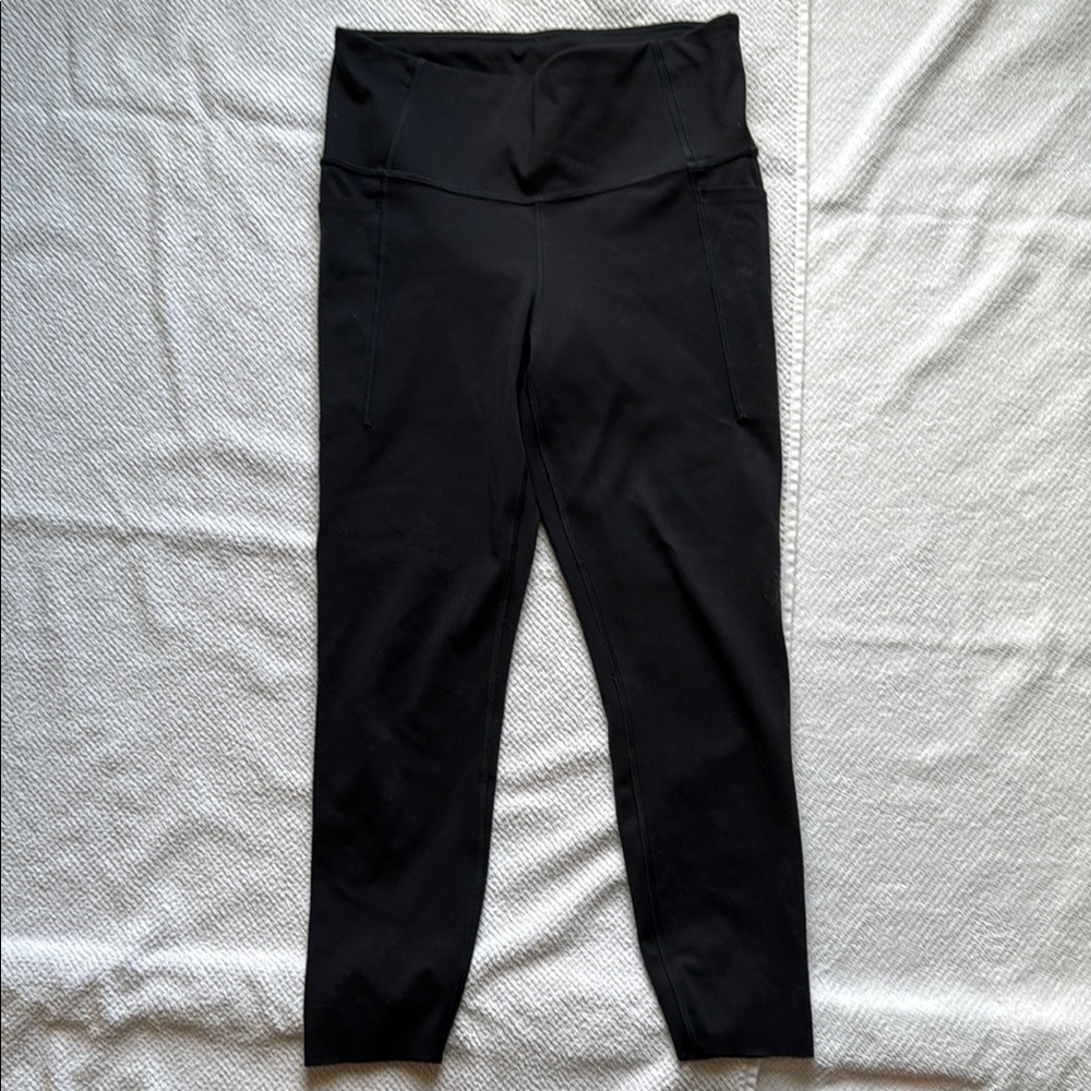 Gap Black High-Waisted Leggings. Gapfit. Recycled power